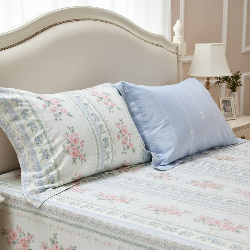 Blush Mist - King size Fitted Bedsheet