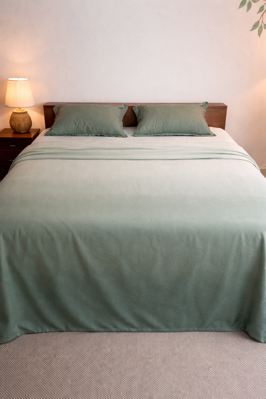SAGE DRIFT, Kingsize Bed- set, Flatsheet