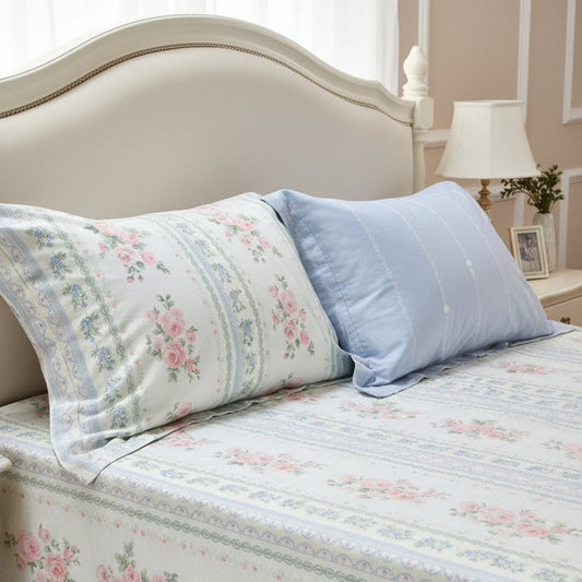 Blush Mist - King size Fitted Bedsheet