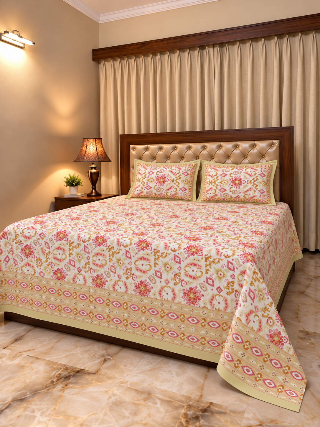 PINK CREAM IKAT