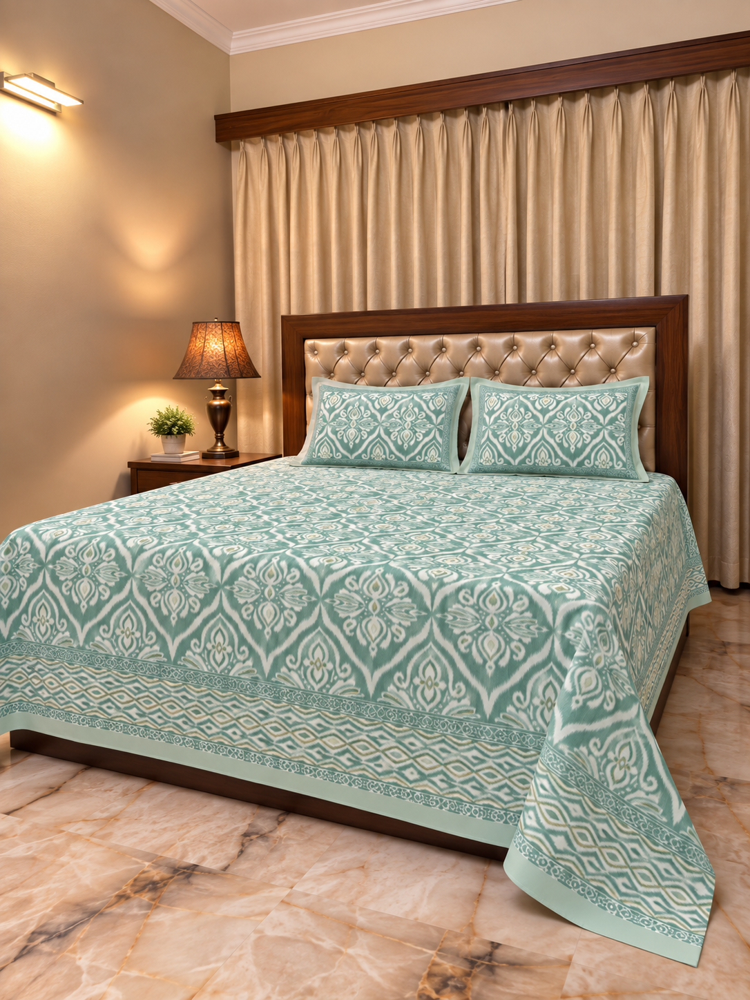 MINT GREEN IKAT