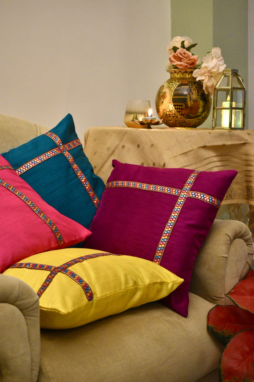 Vibrant Colours Cushion Covers