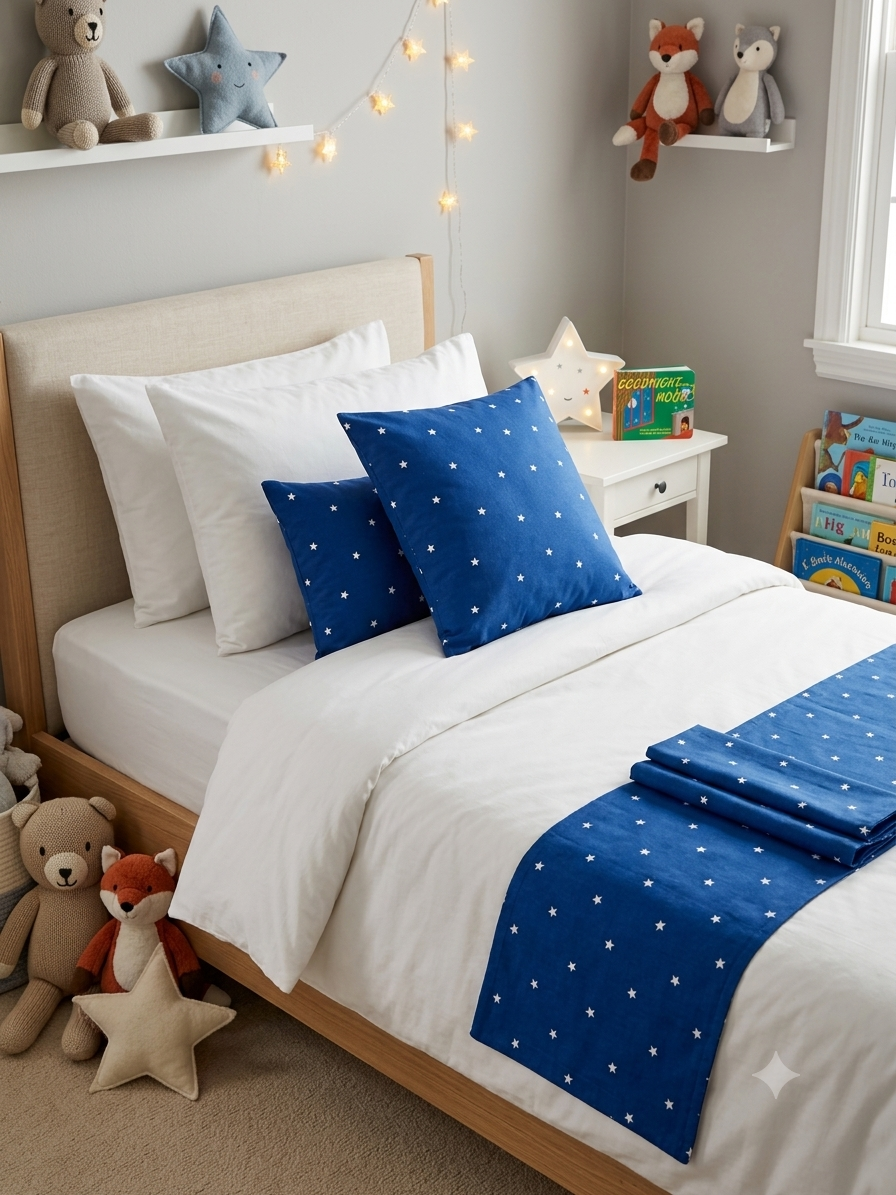 Midnight Star Cushion Cover