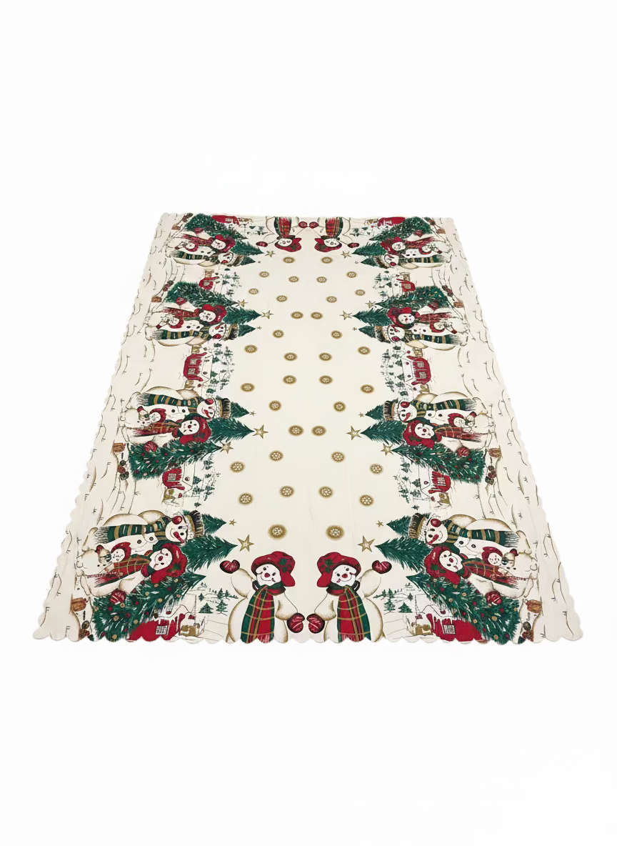 Snowman Family Table cloth
