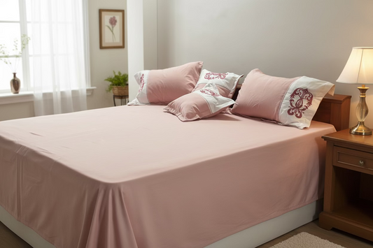 Rose Glace- 5 piece bedsheet set