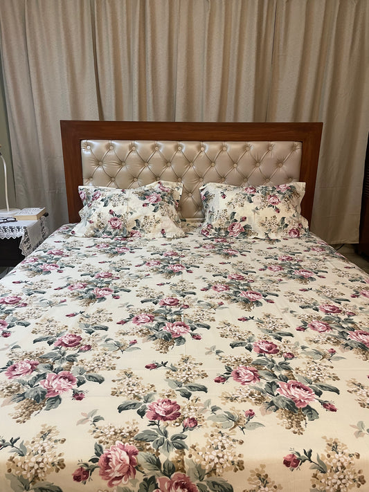 Florentine Pink Bed Linen.
