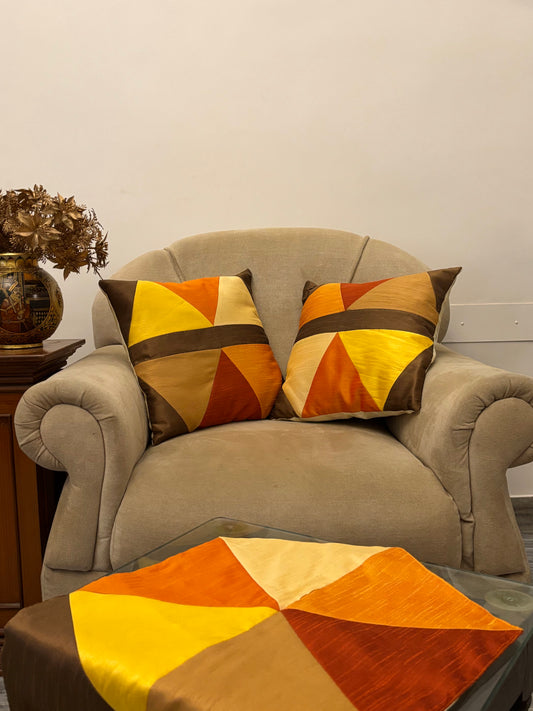 Autumn set of runner and 4 cushion covers