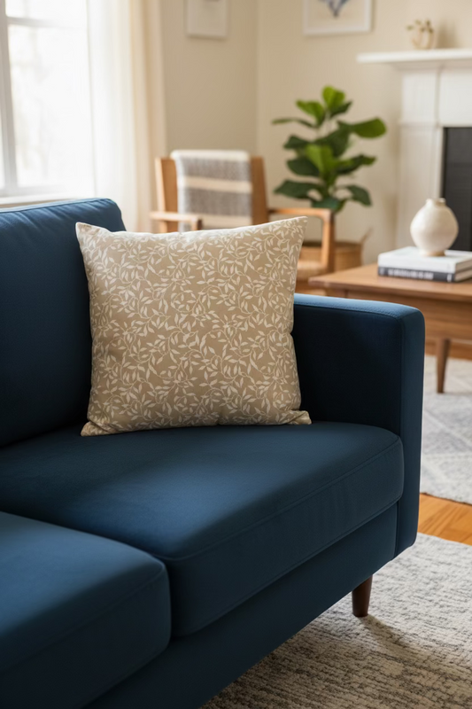 IVORY SPRIG cushion cover