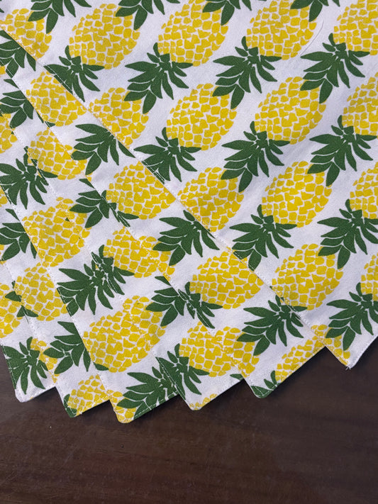 Pineapple Print Tablemats - Set of 6 tablemats
