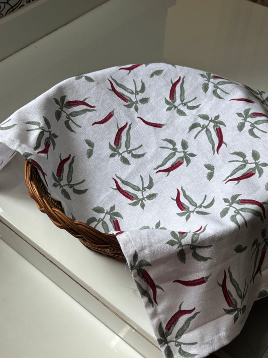 Chillies Tea  Towel